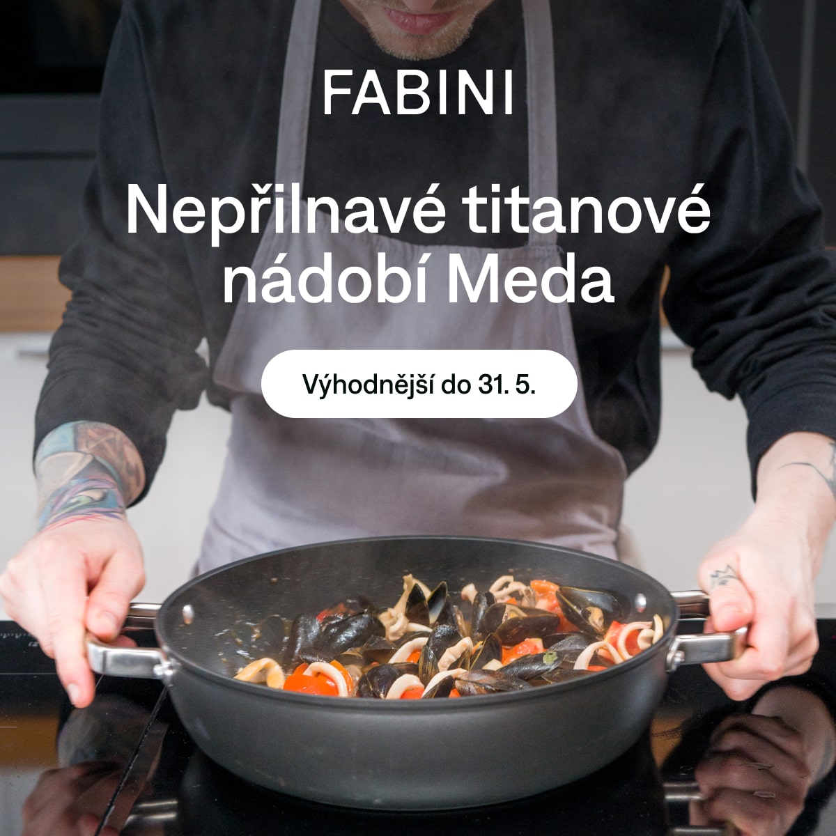 Nepřilnavé titanové nádobí Meda