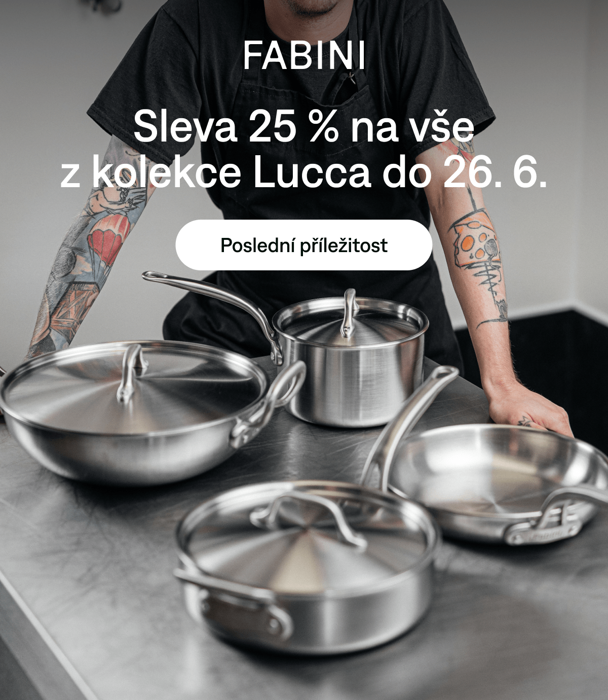 Sleva 25 % na vše z kolekce Lucca do 26. 6.