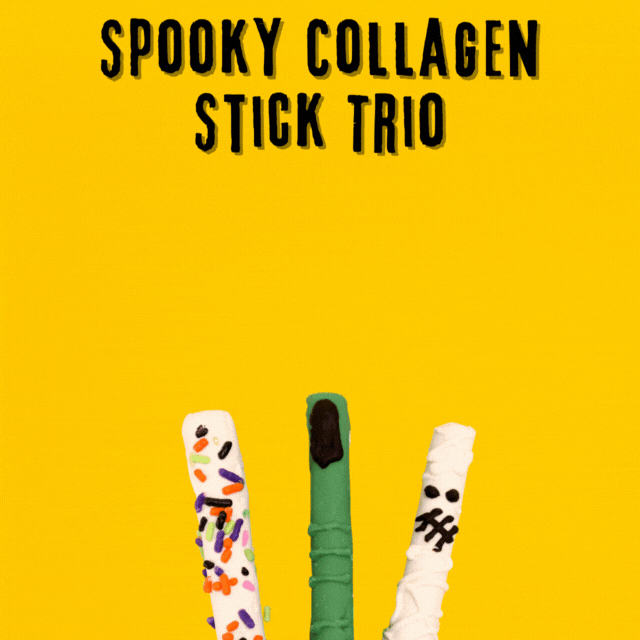 Spooky collagen finger trio