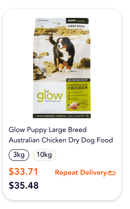 Glow Puppy Large Breed Australian Chicken Dry Dog Food