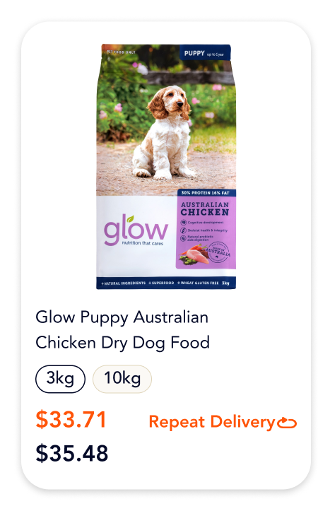 Glow Puppy Australian Chicken Dry Dog Food