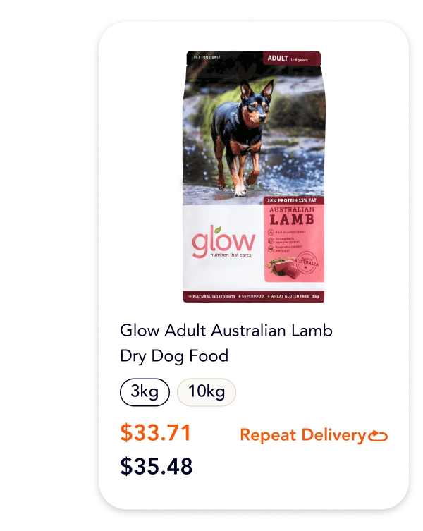 Glow Adult Australian Lamb Dry Dog Food