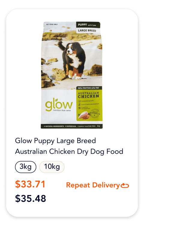 Glow Puppy Large Breed Australian Chicken Dry Dog Food