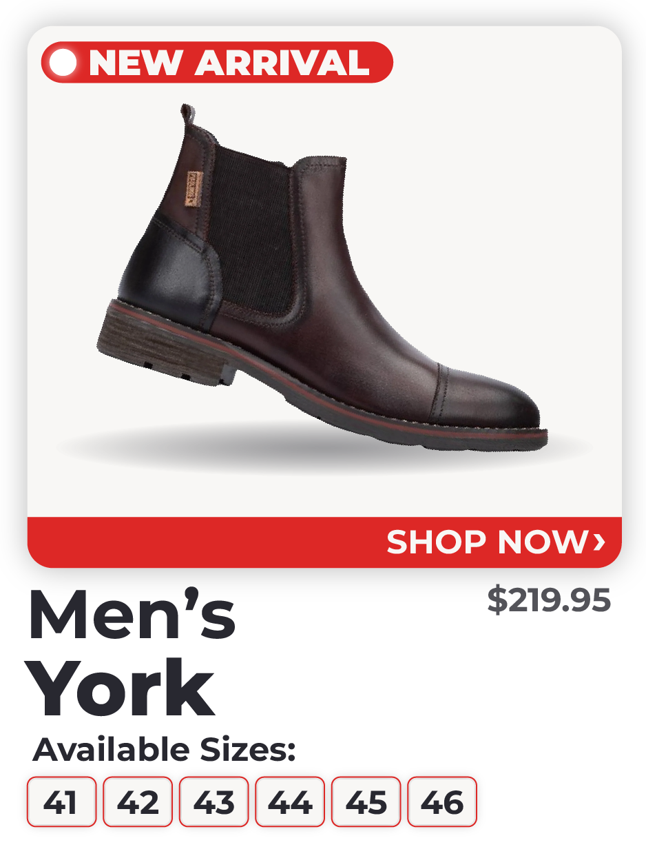Shop Men's York | $219.95 | New Arrival | Available Sizes: 41, 42, 43, 44, 45, 46
