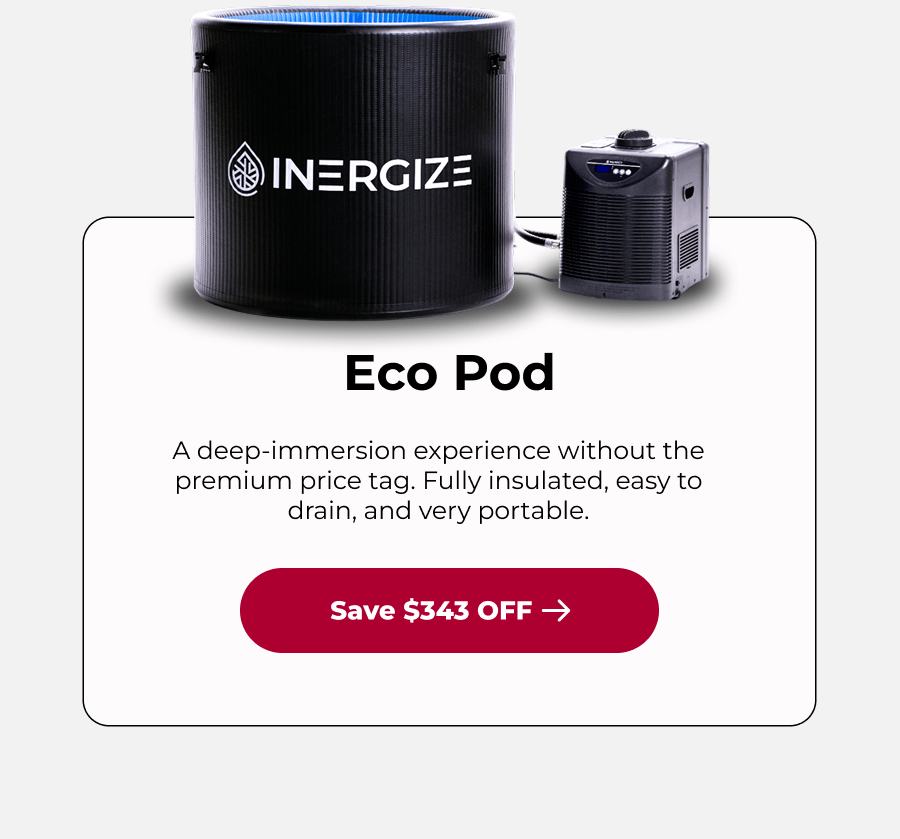 Eco Pod A deep-immersion experience without the premium price tag. Fully insulated, easy to drain, and very portable.