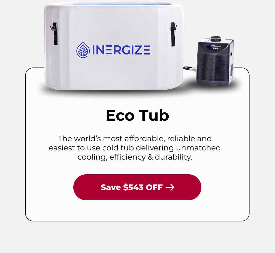 Eco Tub The world's most affordable, reliable and easiest to use cold tub delivering unmatched cooling, efficiency & durability.