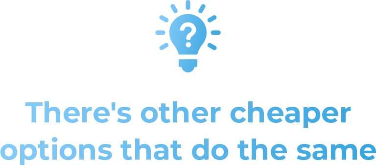 There's other cheaper options that do the same thing