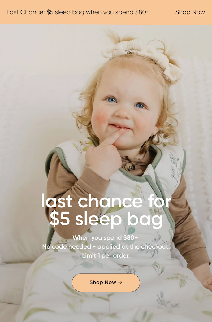 Copper Pearl | Get A Sleep Bag for JUST $5.00 When You Spend $80 or More ->