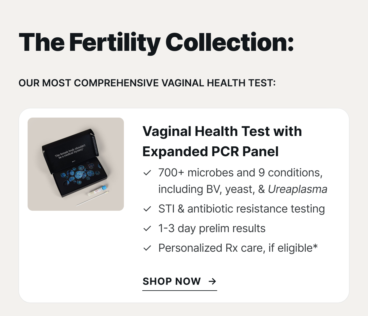 Fertility collection