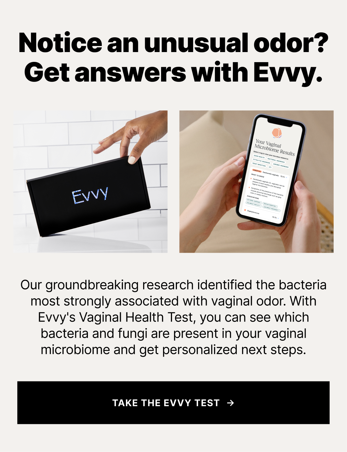 Take the Evvy test