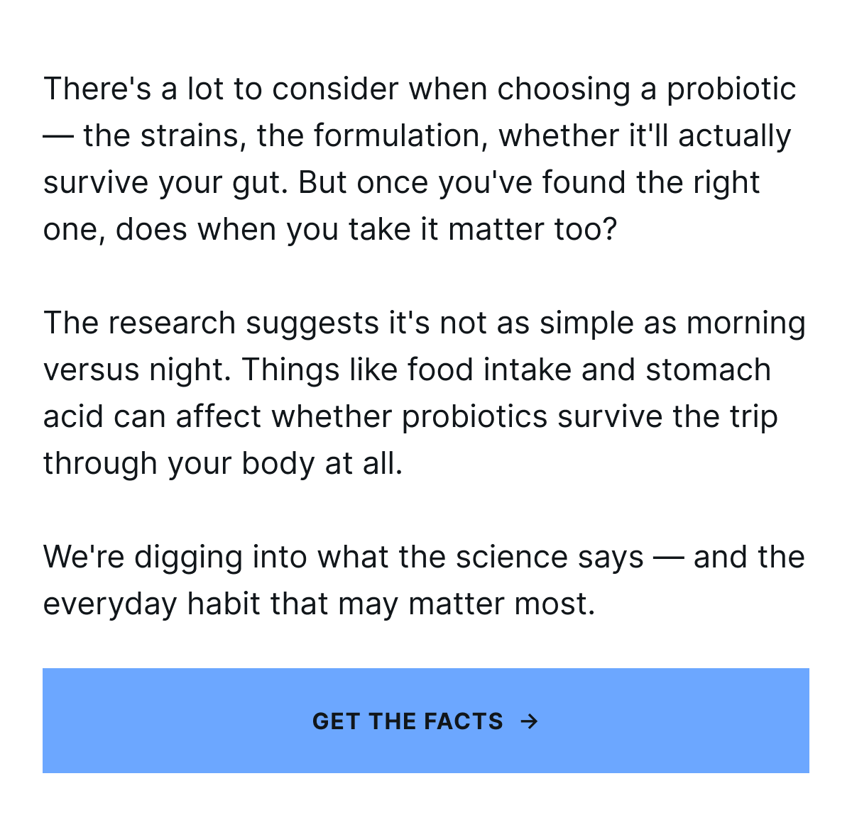Probiotics