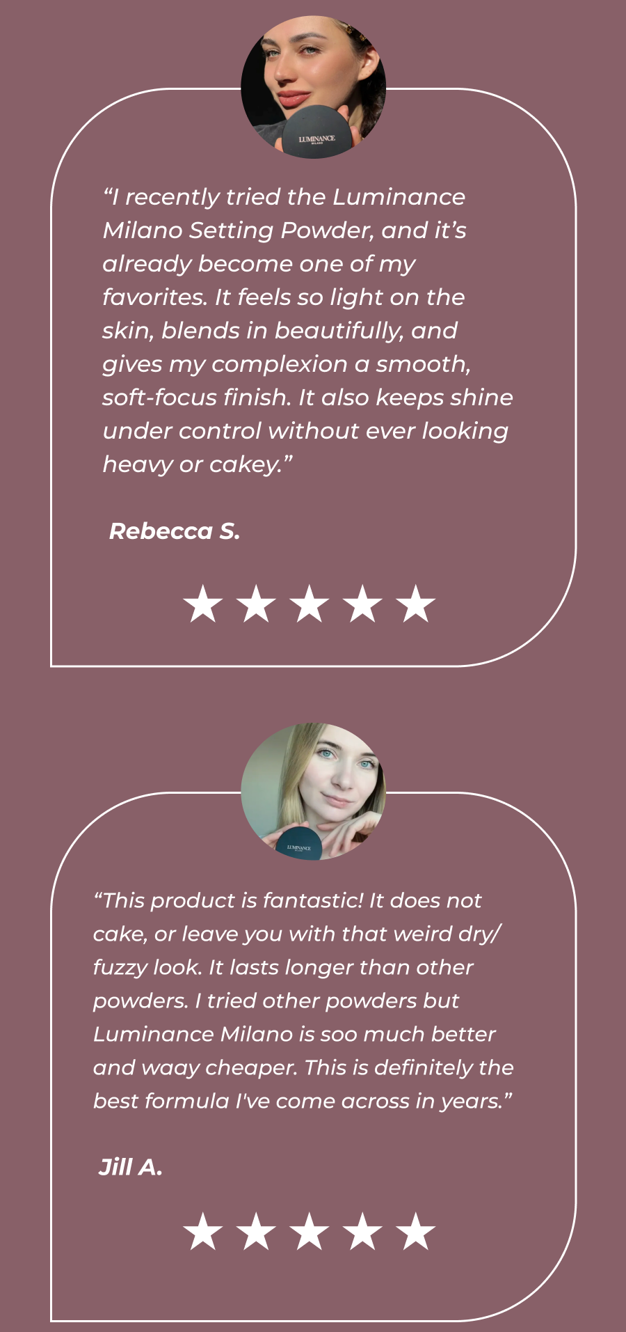 What Women Are Saying…  ⭐⭐⭐⭐⭐  Rebecca S.