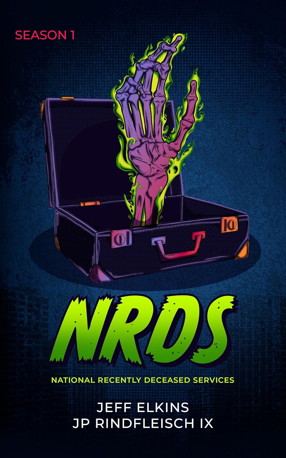 NRDS by JP Rindfleisch IX, paranormal comedy, queer found family