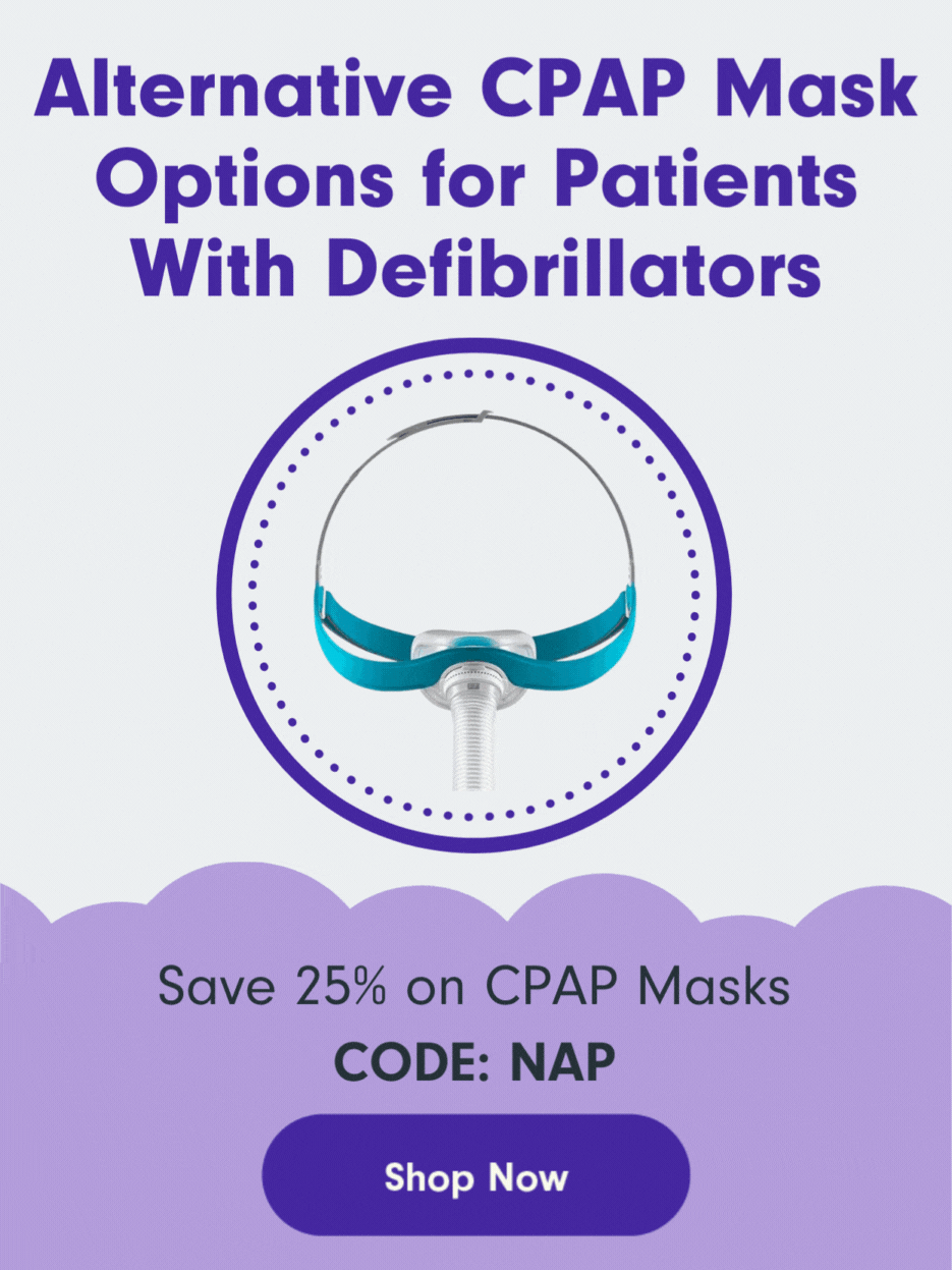 🔍 Alternative CPAP mask options for patients with defibrillators Sleeplay