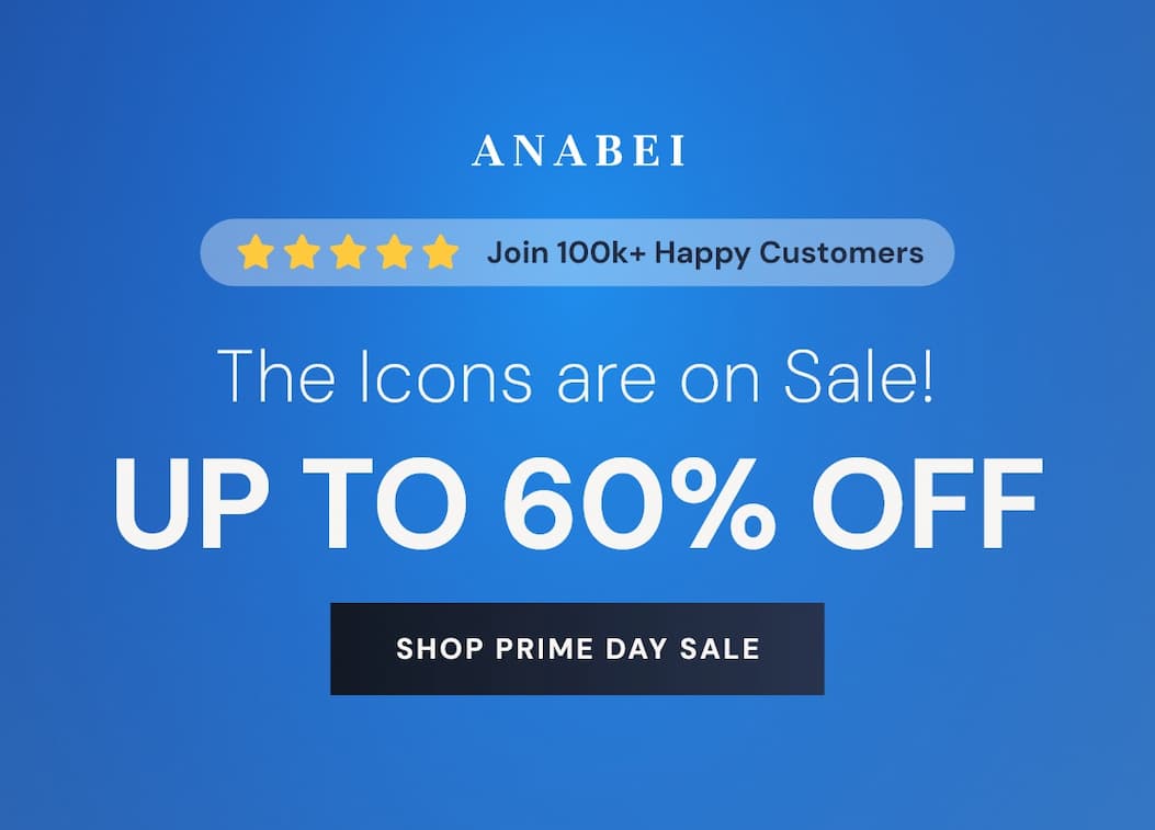 oin 100k+ Happy Customers  The Icons Are on Sale: up to 60% off!