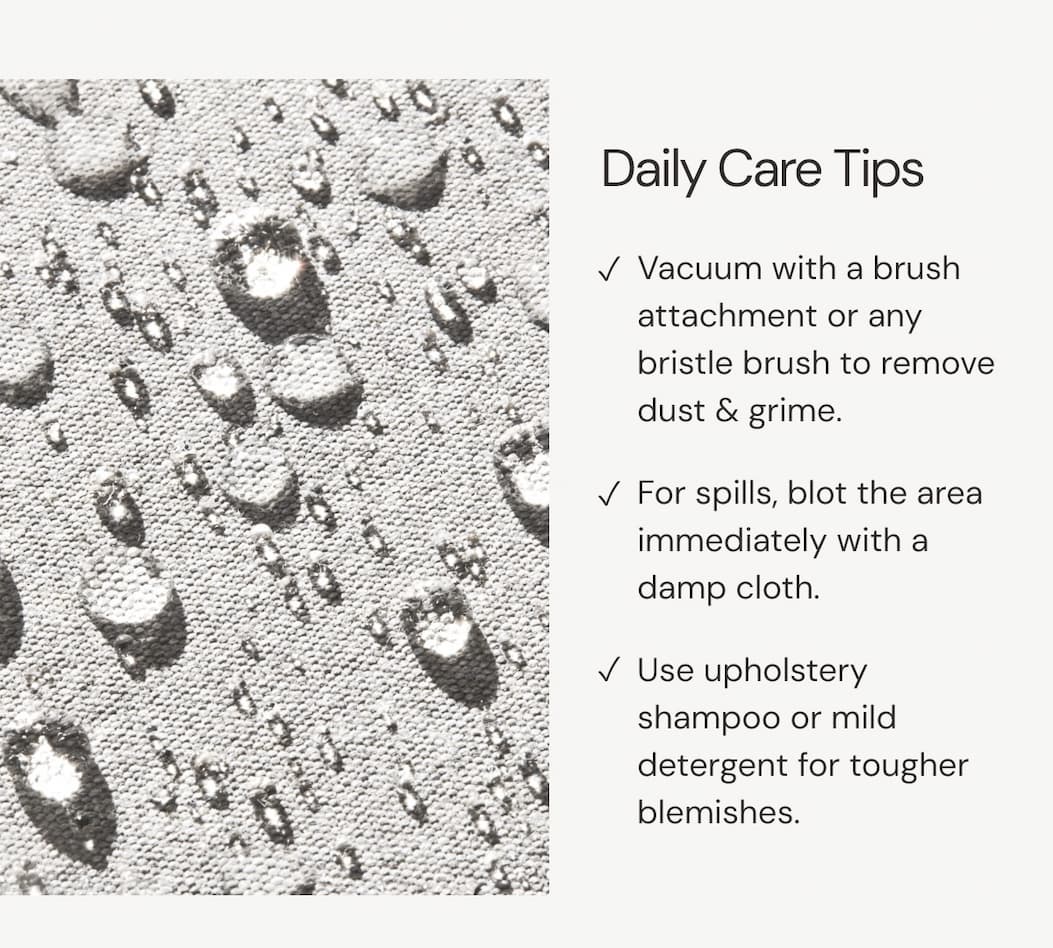 Daily Care Tips & Major Messes