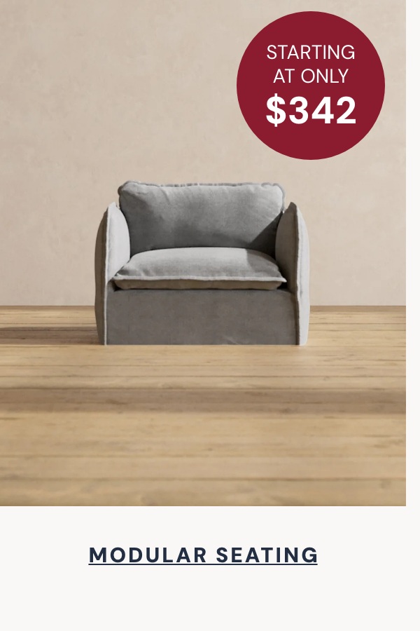 Modular Seating starting at only $342