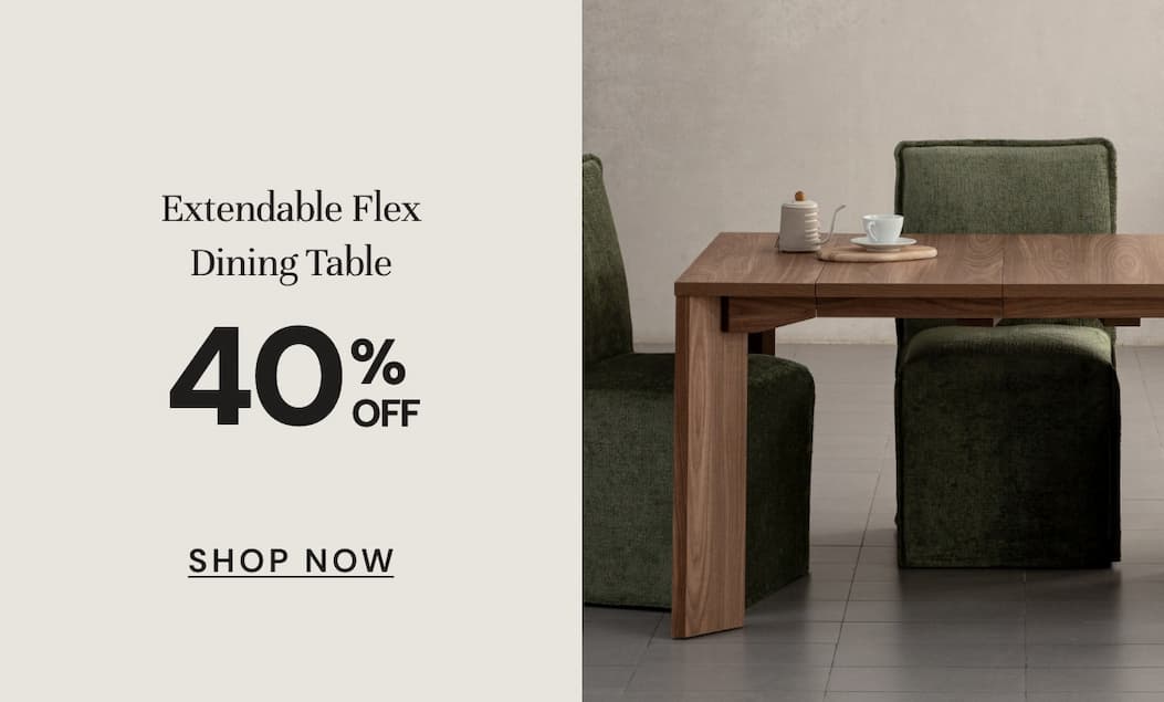 Extendable dining table NOW 40% off
