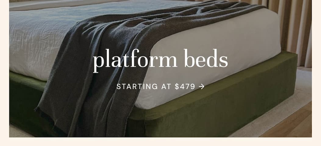 Platform Beds - Starting at only $479