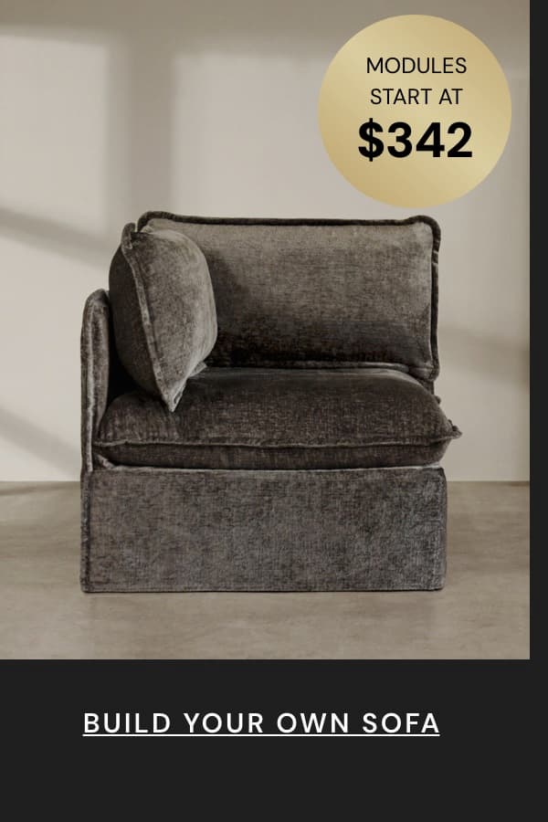Build your own Sofa Modules start at $342