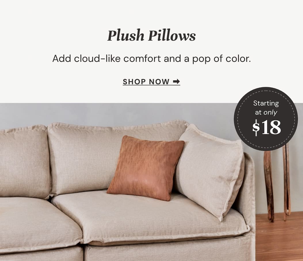 Add cloud-like comfort and effortless style.