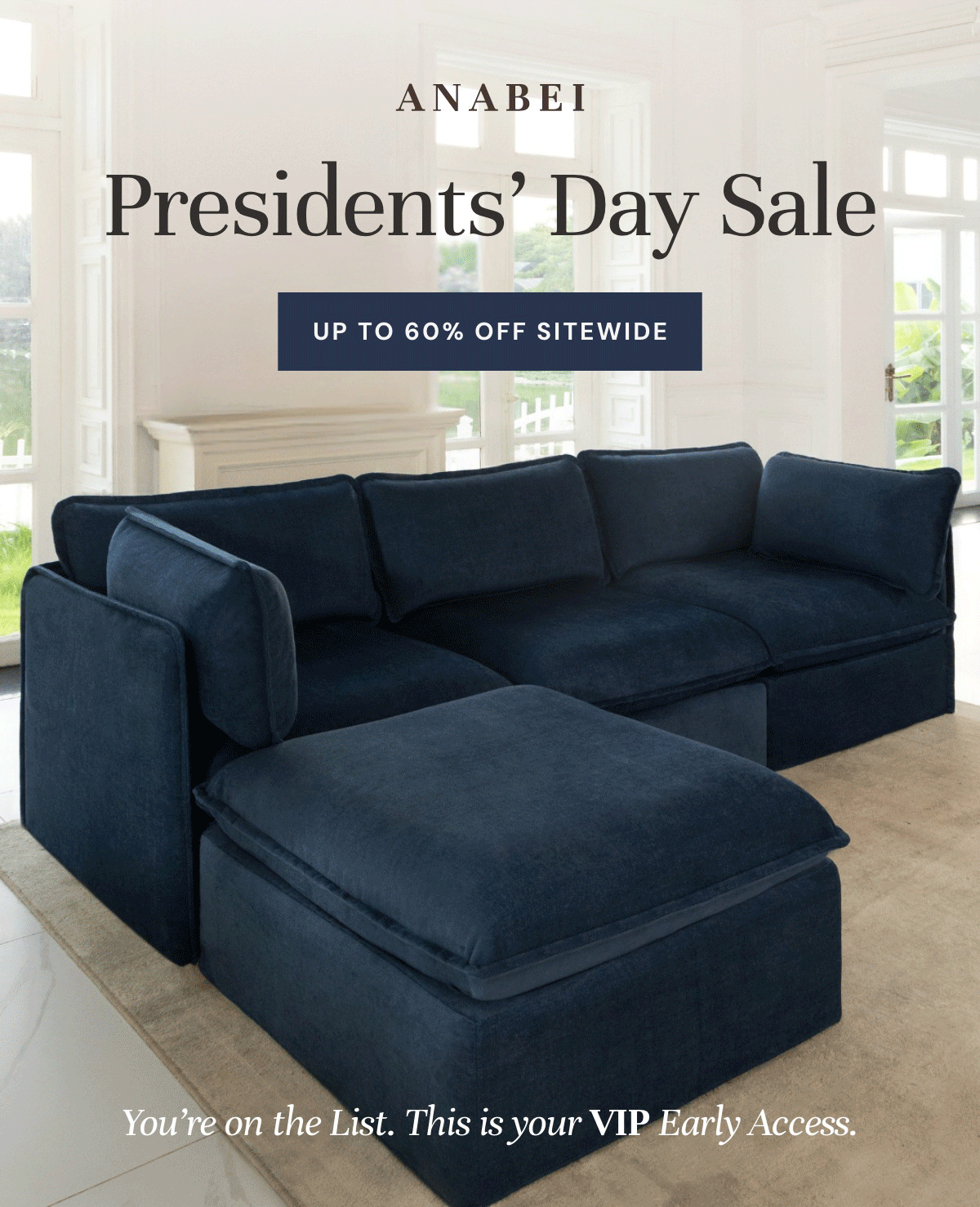 Presidents' Day Sale: Up to 60% off sitewide