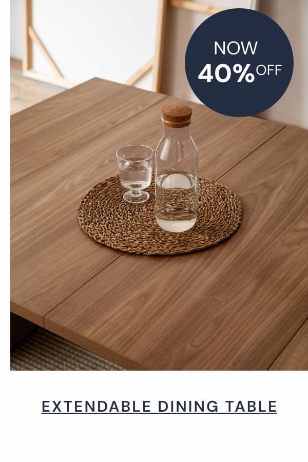 NOW 40% off Extendable Flex Dining Table | 1 to 12 people