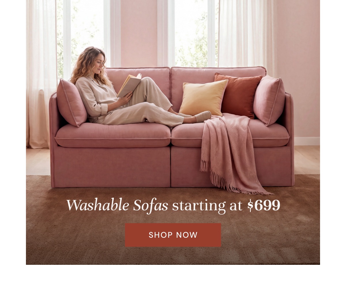 Washable Sofas - Up to 60% off
