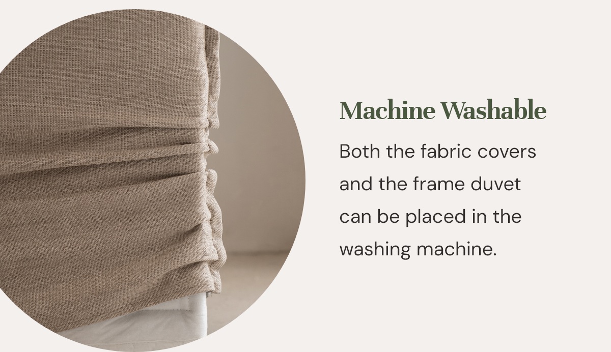 Machine washable 