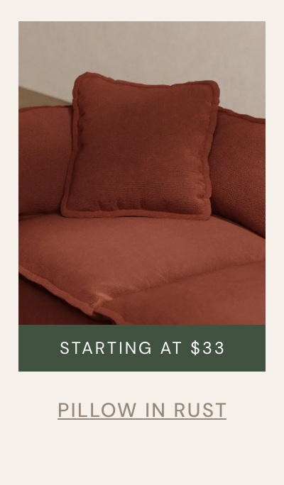 Pillow in Rust: starting at $33