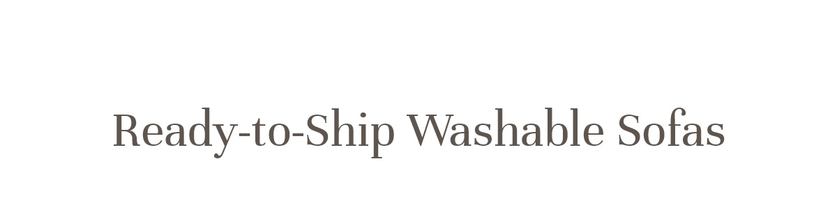 Ready-to-Ship Washable Sofas