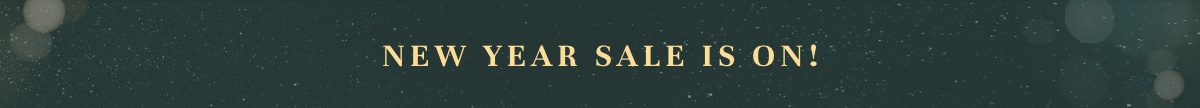 New Year Sale is ON: up to 60% off everything!