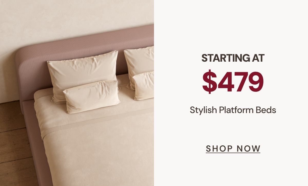 Platform Beds - Starting at only $479