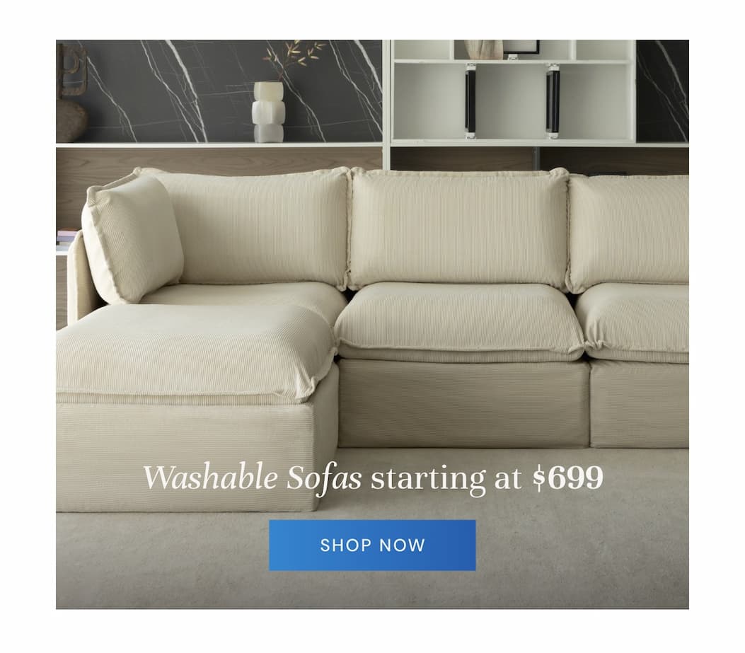 Washable Sofas - Up to 60% off