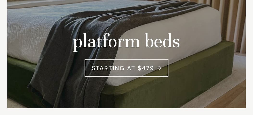Platform Beds - Starting at only $479