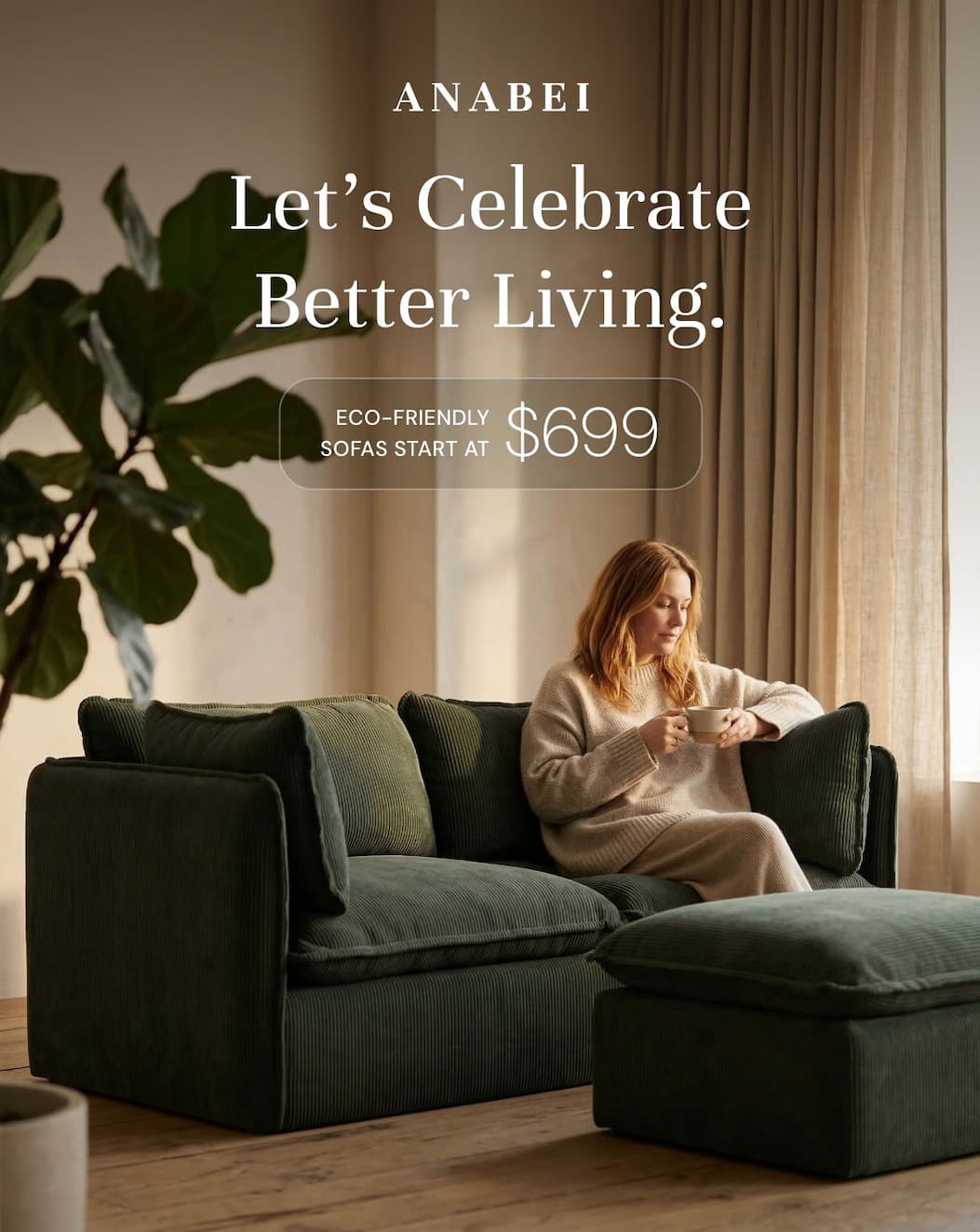 Earth Day Sale: Eco-friendly sofas start at $699