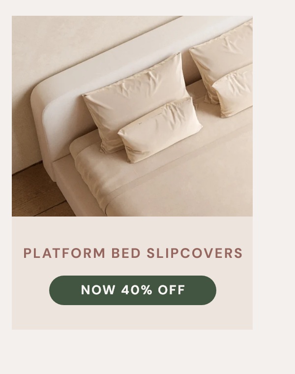 Platform Bed Slipcovers