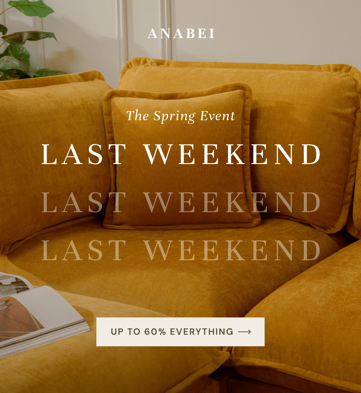 The Spring Event Final Hours: Up to 60% off sitewide