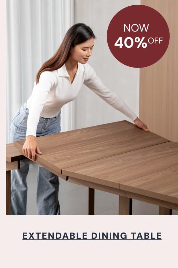 Extendable Dining Tables: now 40% off