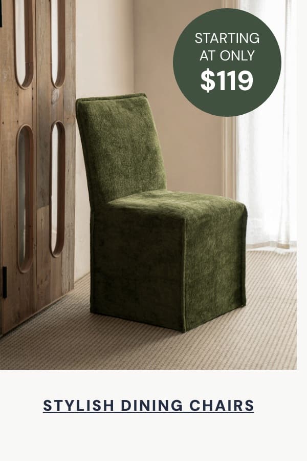Dining Chairs starting at only $119