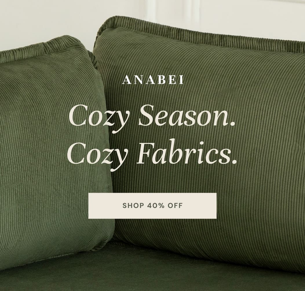 Cozy Season. Cozy Fabrics. Shop 40% off!