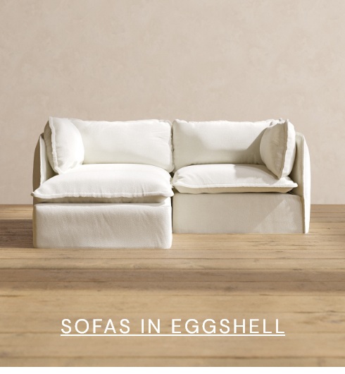 Sofas in Eggshell