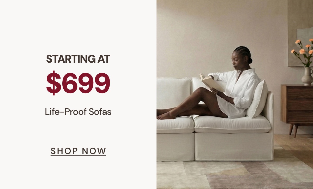 Washable Sofas - Starting at only $699