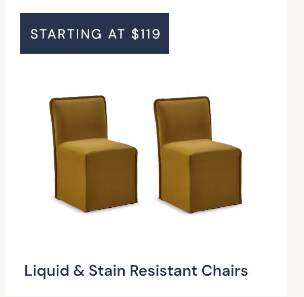 Liquid & Stain Resistant Chairs