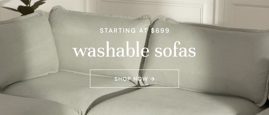 Washable Sofas Starting at only $699