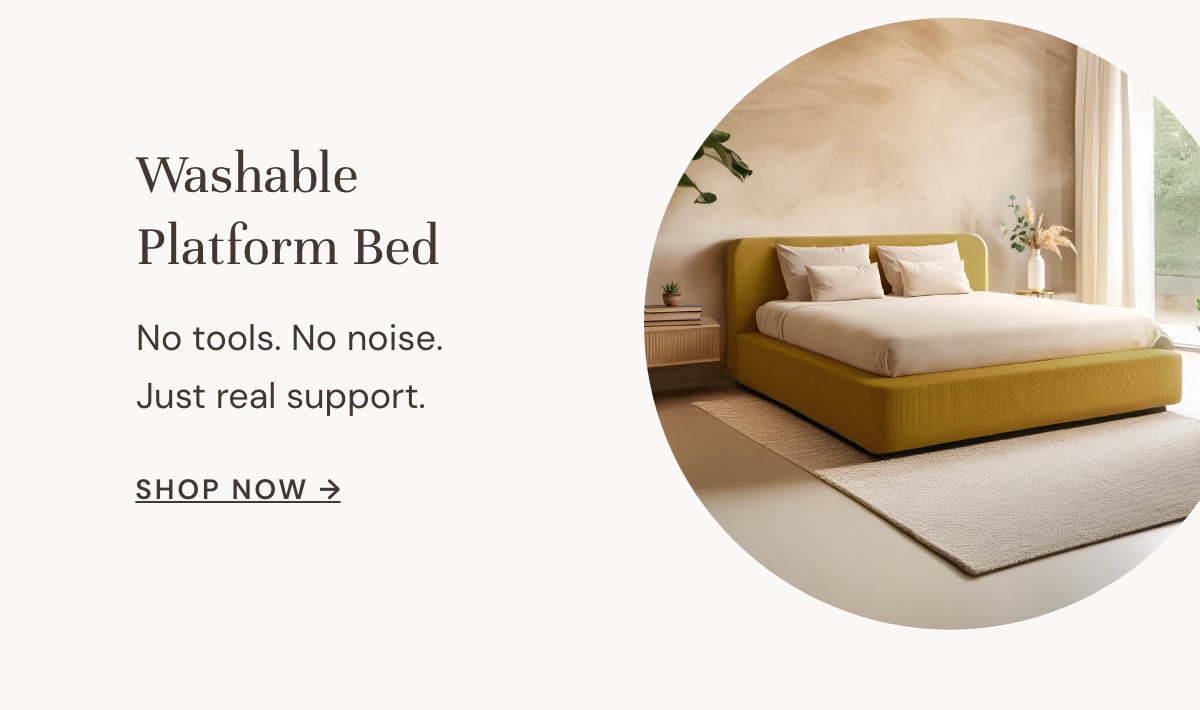 Washable Platform Bed