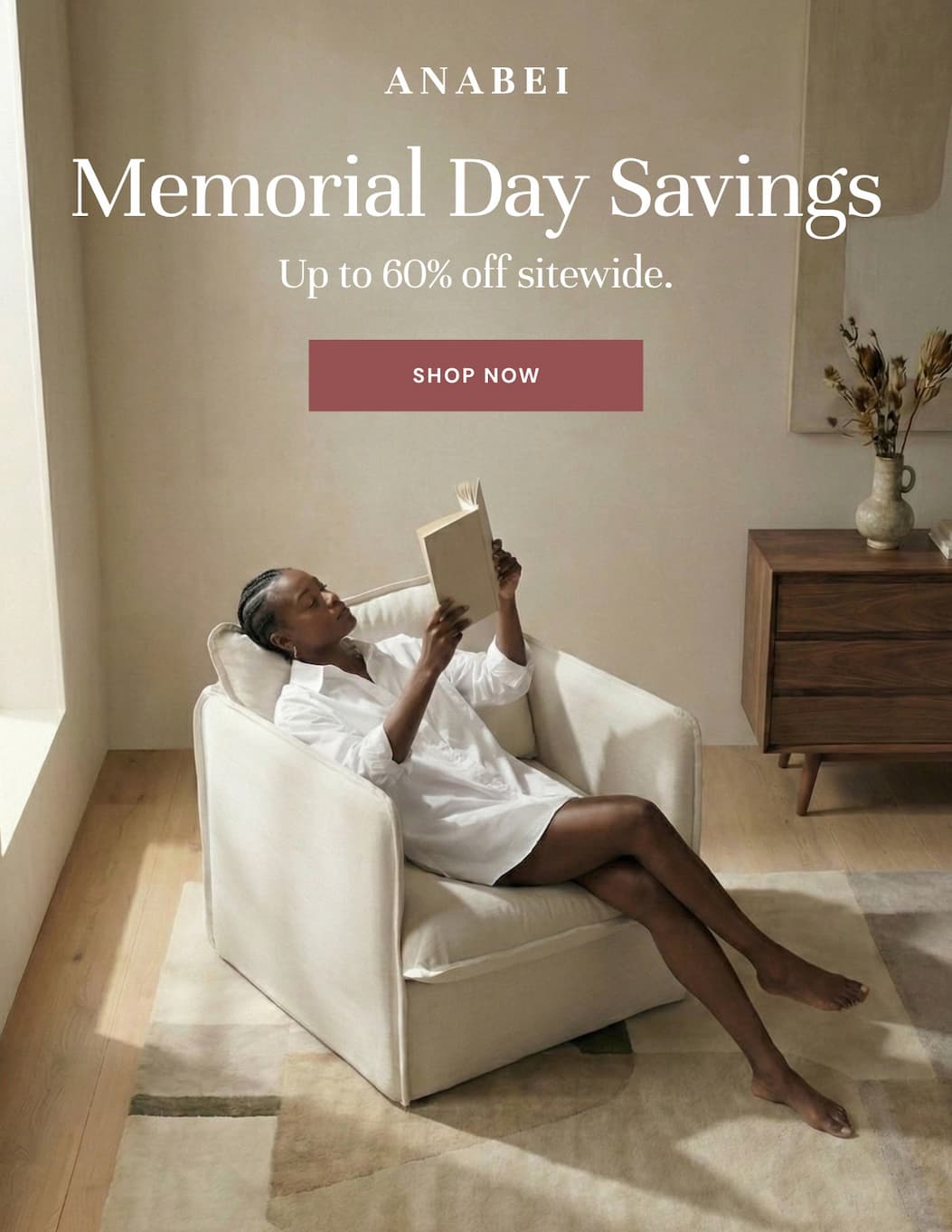 Memorial Day Savings: Up to 60% off sitewide.