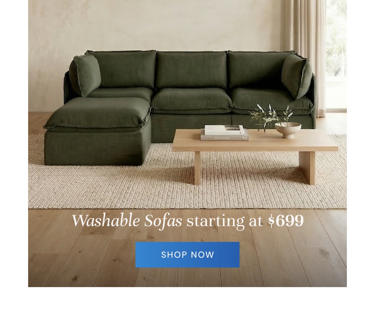 Washable Sofas - Up to 60% off