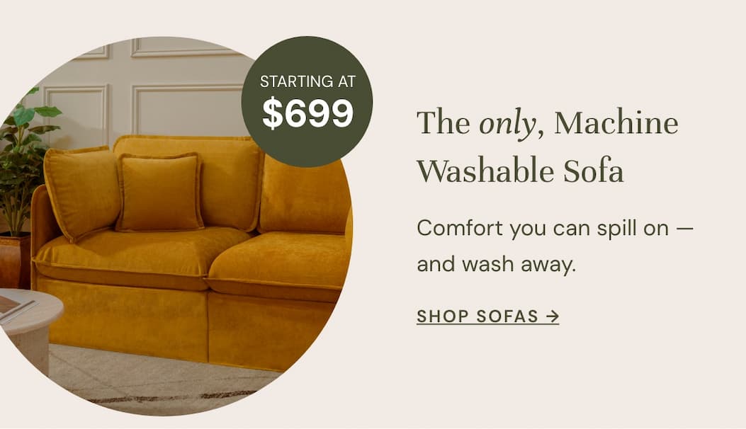 Washable Sofas - Up to 60% off