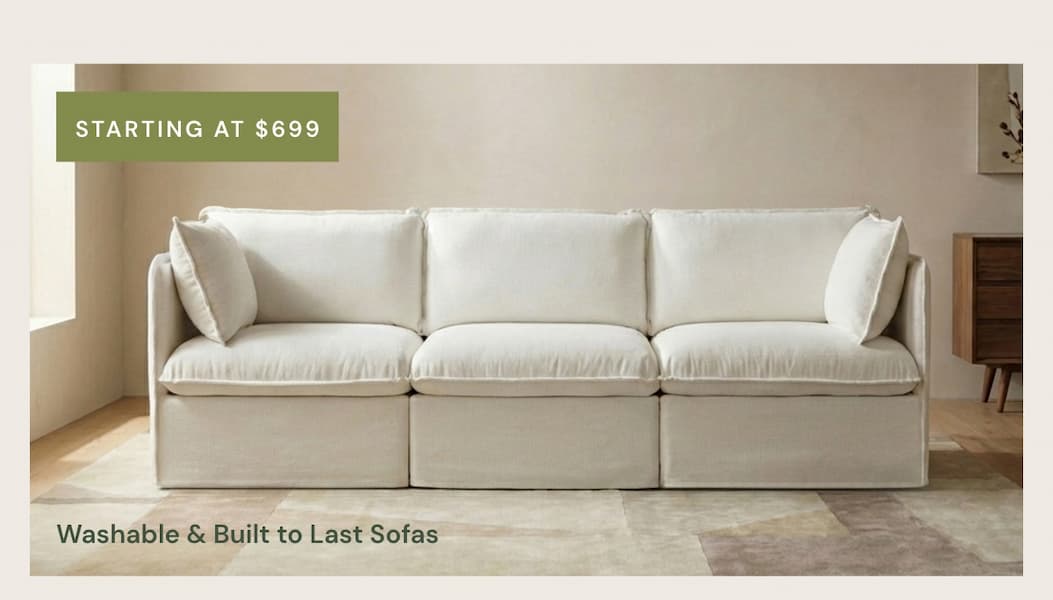 Washable sofas - Starting at only $699